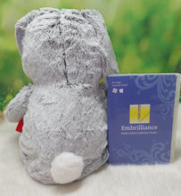 Load image into Gallery viewer, Grey Cubbie Bunny (Lilac Stars)