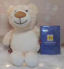 Load image into Gallery viewer, Gold Cubbies Guardian Angel Bear