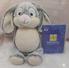 Load image into Gallery viewer, Grey Cubbie Bunny