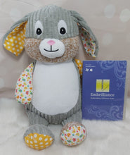 Load image into Gallery viewer, Morning Sunshine Harlequin Cubbie Bunny