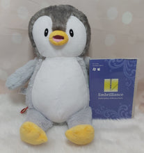 Load image into Gallery viewer, Bingle the Grey Cubbie Penguin