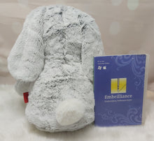 Load image into Gallery viewer, Grey Cubbie Bunny (Pink Stars)