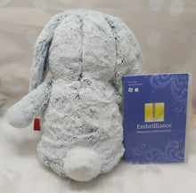 Load image into Gallery viewer, Grey Cubbie Bunny (Blue Stars)