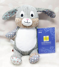 Load image into Gallery viewer, Chic Harlequin Cubbie Bunny