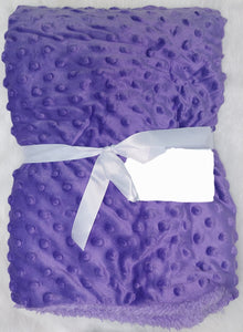 Purple Minky Blanket