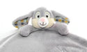 Load image into Gallery viewer, Grey Polkadot Bunny Cubbies Blanket
