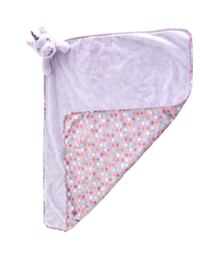 Lavender Unicorn Cubbies Blanket