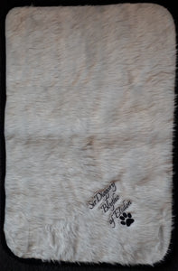 Reversible White/Grey Blanket (half size)