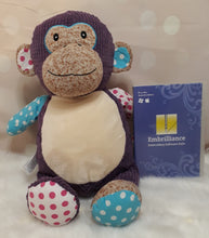 Load image into Gallery viewer, Priscilla the Patch Monkey Cubbie