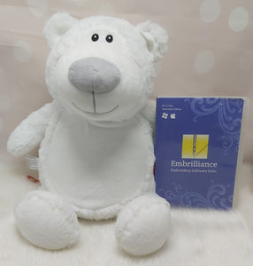 Cubbyford the Grey Nosed White Cubbies Bear