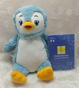 Puddles the Pastel Blue Cubbie Penguin