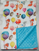 Load image into Gallery viewer, Balloon Animals Minky Blanket