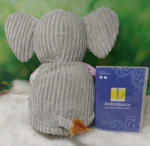 Bubblegum the Harlequin Elephant Cubbie