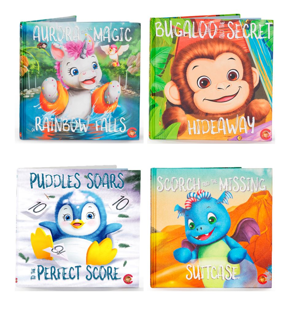 Aurora, Bugaloo, Puddles and Scorch Book Set
