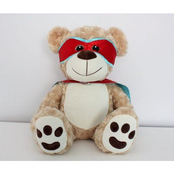 Red and Blue Snugabudz Courageous Bear