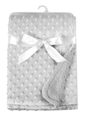 Grey Minky Blanket