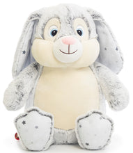 Load image into Gallery viewer, Grey Cubbie Bunny (Grey Stars)