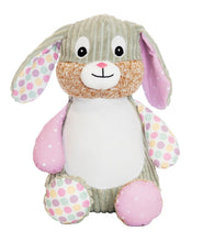 Load image into Gallery viewer, Bubblegum Harlequin Cubbie Bunny