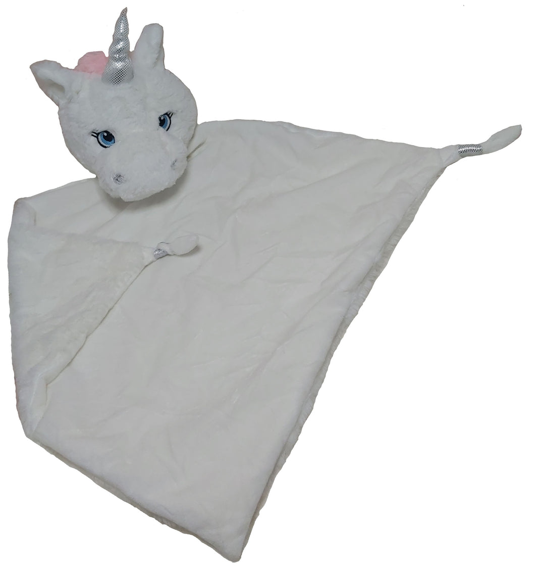 White Unicorn Little Elska Blanket (large)