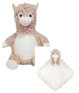 Dolly the BitsyBon Llama and Cuddle Blanket Combo
