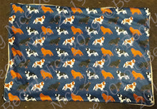 Load image into Gallery viewer, Navy Cavalier Minky Blanket
