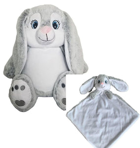 PinPin the BitsyBon Bunny and Cuddle Blanket Combo