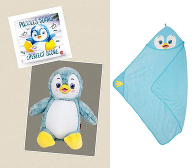 Puddles Combo 4 (Bear, Book and Hooded Towel)