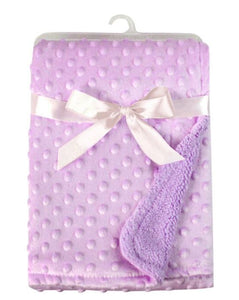 Lilac Purple Minky Blanket