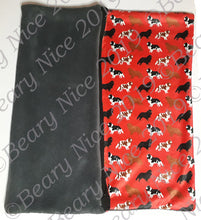 Load image into Gallery viewer, Red Cavalier Minky Blanket