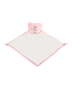 Candy the Pink Bear Cubbie Blanket