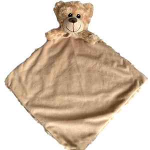 Timmy the BitsyBon Tan Bear Blanket