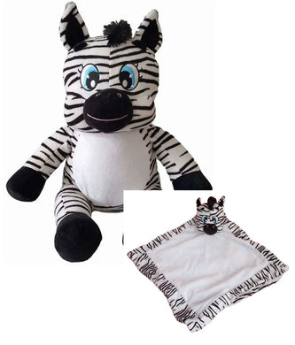 Zebby the Remembears Zebra and Cuddle Blanket Combo