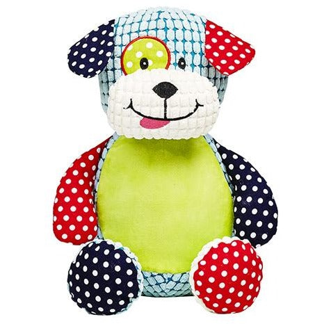 Spot the Harlequin Cubbie Dog