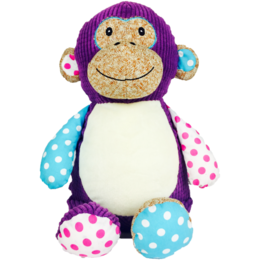 Priscilla the Patch Monkey Cubbie