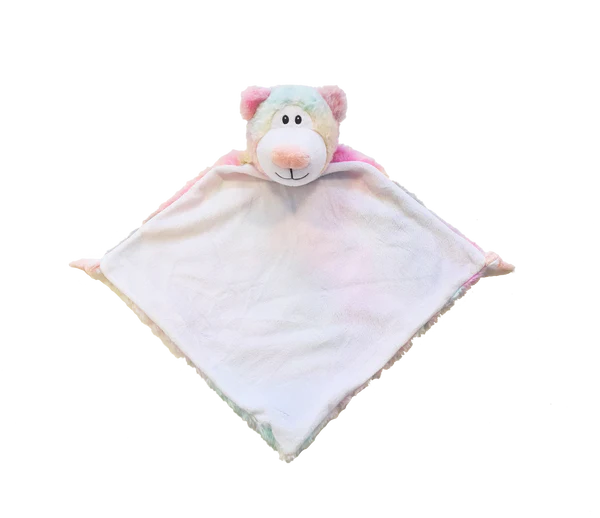 Pebbles the Pastel Bear Cubbie Blanket
